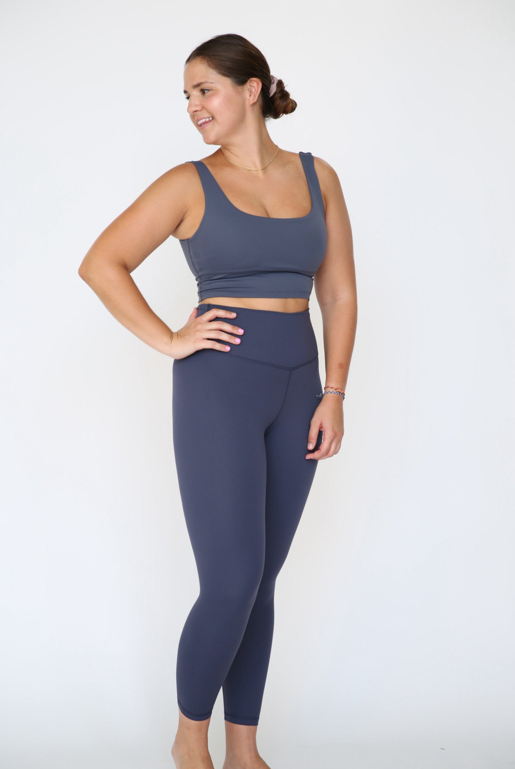 Leggings - Elite (solids) Mid Blue