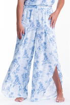 Pants - Chloe Wrap Pants Breeze Ocean Palm