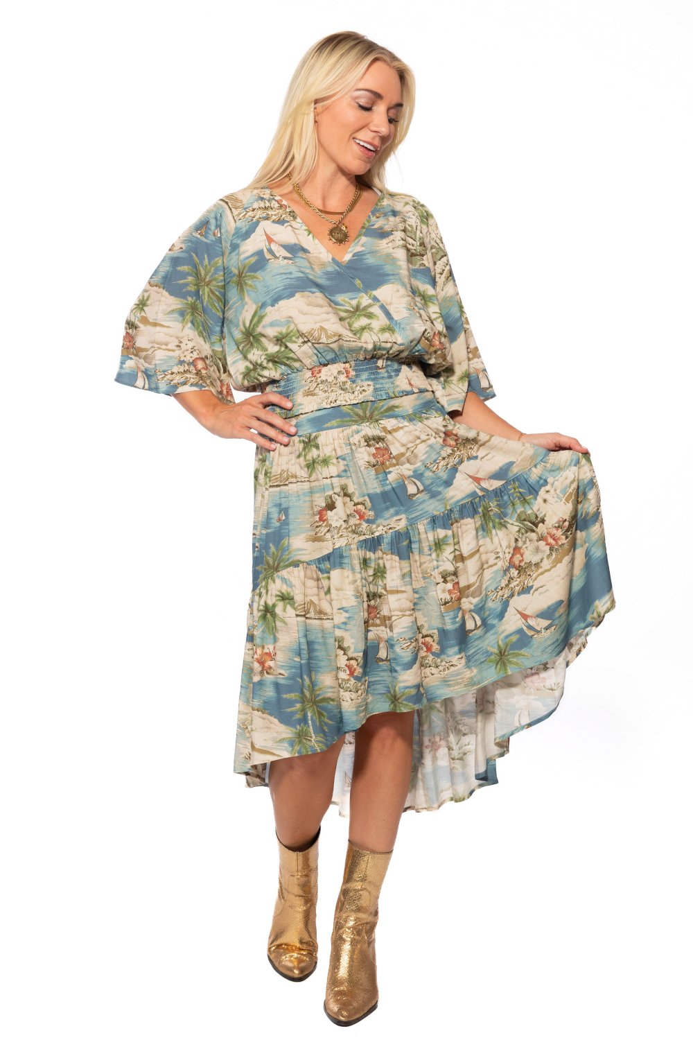 Top - Penny smocked waist