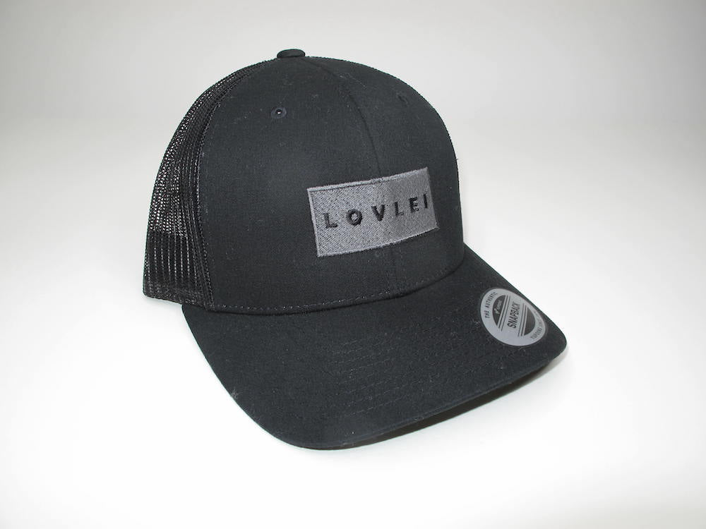 LOVLEI Hat Black Logo Patch
