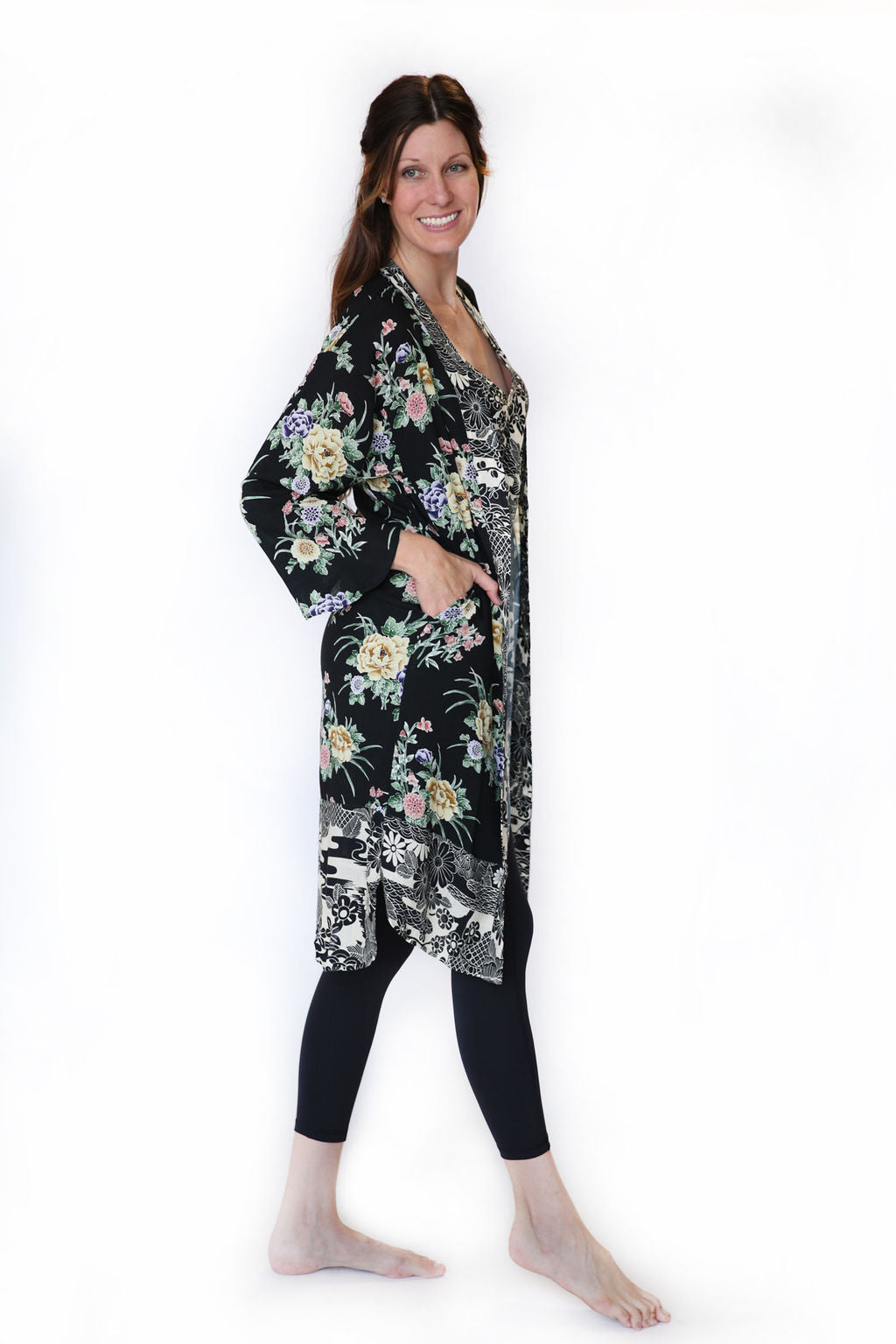 Kimono - Tatiana Long Mid Calf
